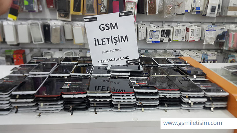 GSM İletişim Teknolojileri Tarafından Değiştirilen LG G2 G3 G4 G Flex Ekranlarının Bir Kısmı