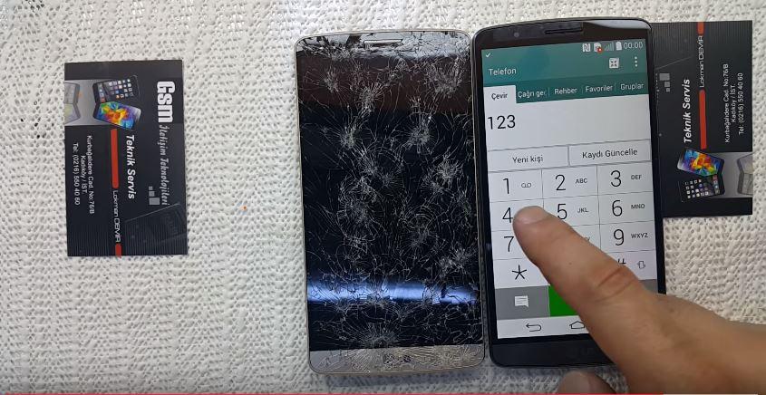 Kırık Ekranı Değiştirilmiş LG G3 D855