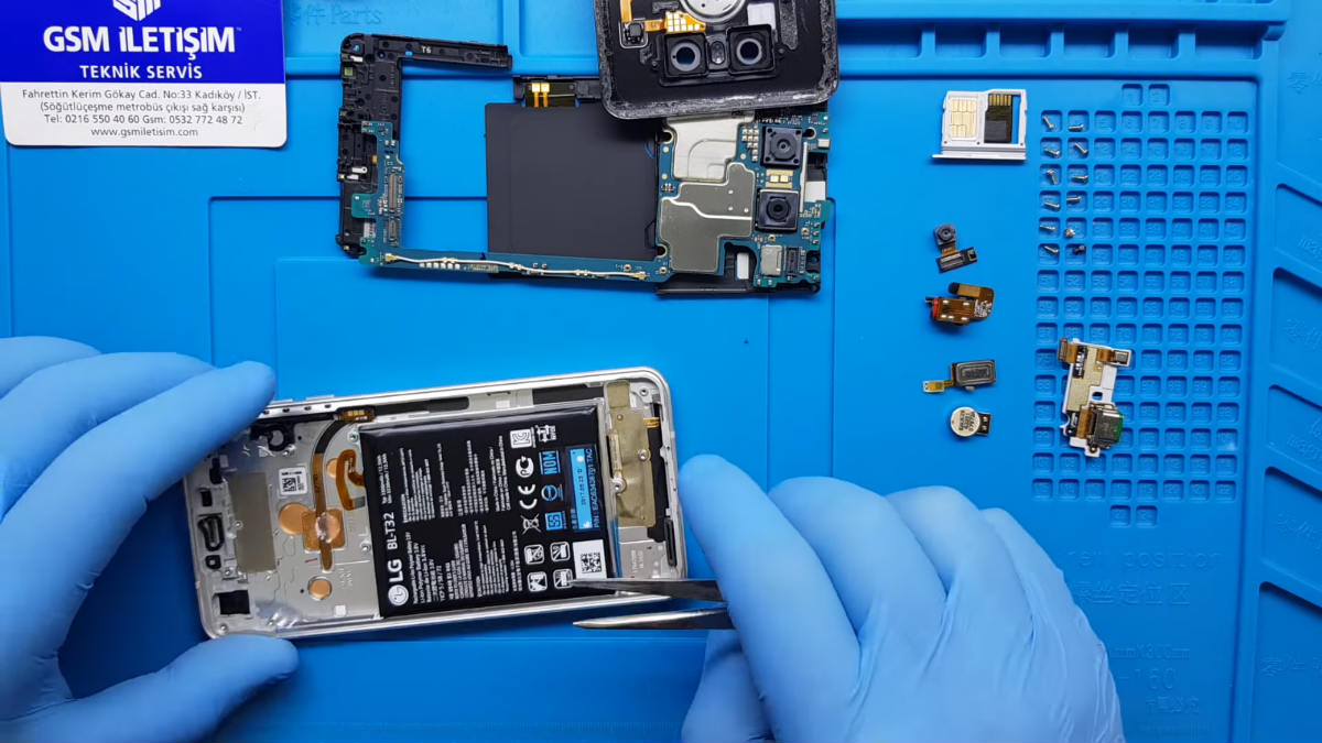 LG G6 Batarya Değişimi