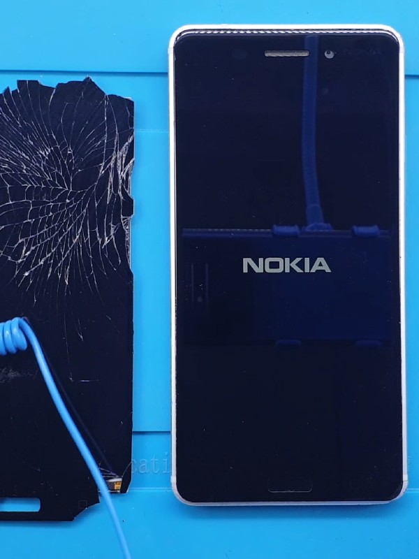 nokia 6 ekran değişimi öncesi ve sonrası