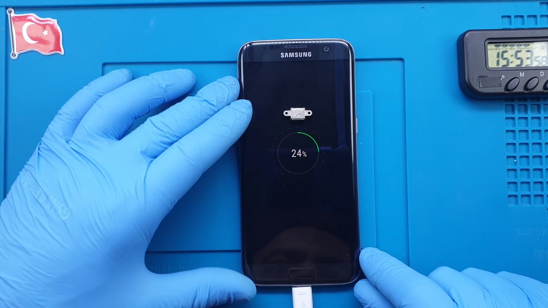 Samsung Galaxy şarj soketi değişimi teknik servisi